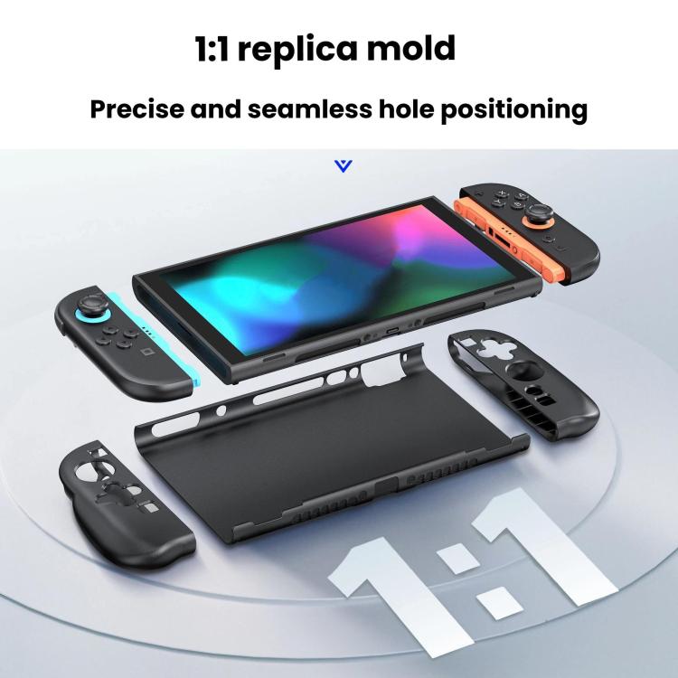 For Nintendo Switch 2 STARTRC GAMES Handheld Protective Case Split Dual Grip Case - Black