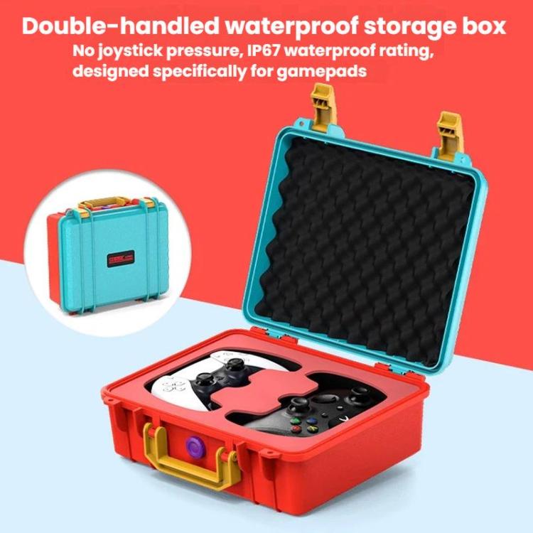 STARTRC GAMES Dual Gamepad Waterproof Storage Case - Blue Red