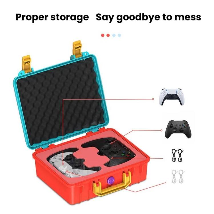 STARTRC GAMES Dual Gamepad Waterproof Storage Case - Blue Red