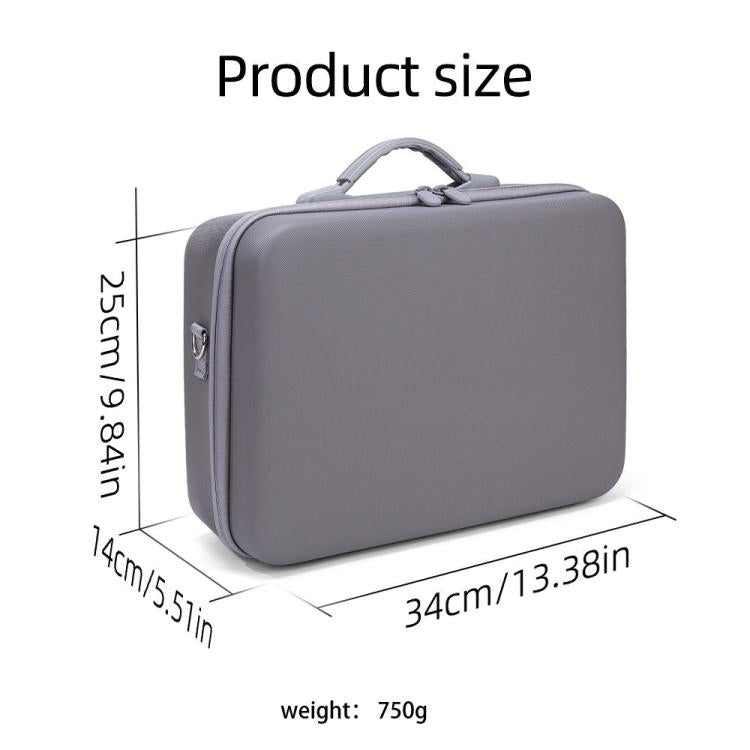 For DJI Neo 2 Motion Fly More Combo Hard Shell Carrying Case Sling Bag - Gray