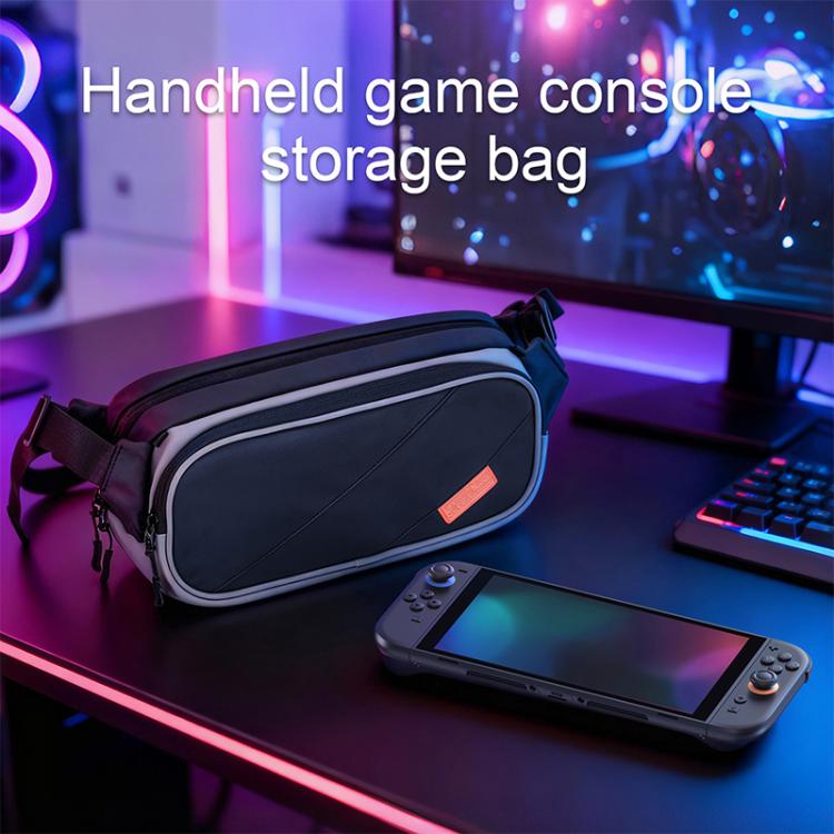 STARTRC GAMES Console Crossbody Bag Pocket PC Shoulder Storage Bag - Black Gray
