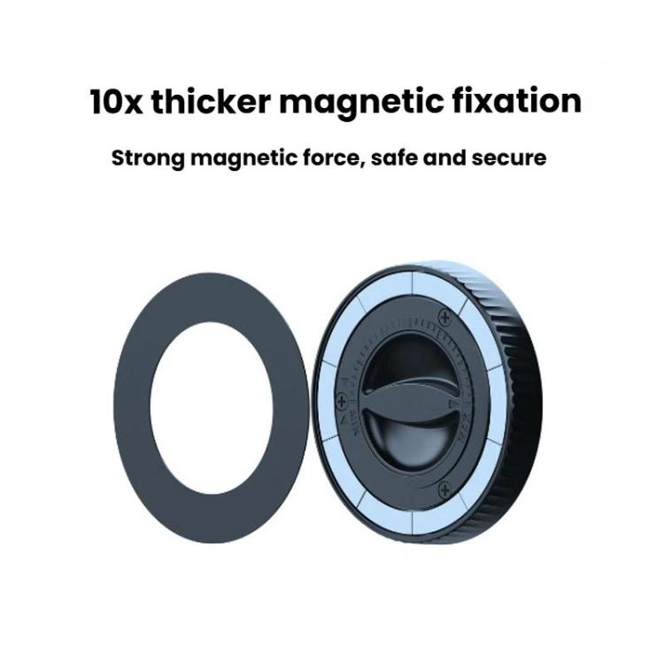 Car Adjustable Ring Magnetic Mount Magnetic Head Accessory For Phone Mounts - Black