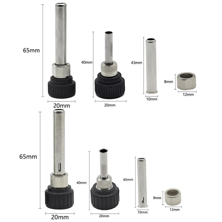 3-in-1 Sleeve Tube for 936 Soldering Iron Handle Replacement Part With Hole