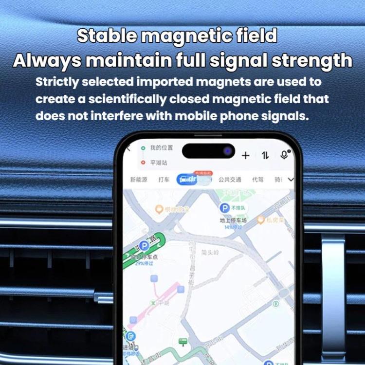 Ring Magnetic Car Mount Main Body Accessory Magnetic Ring For Phone Mounts - Black