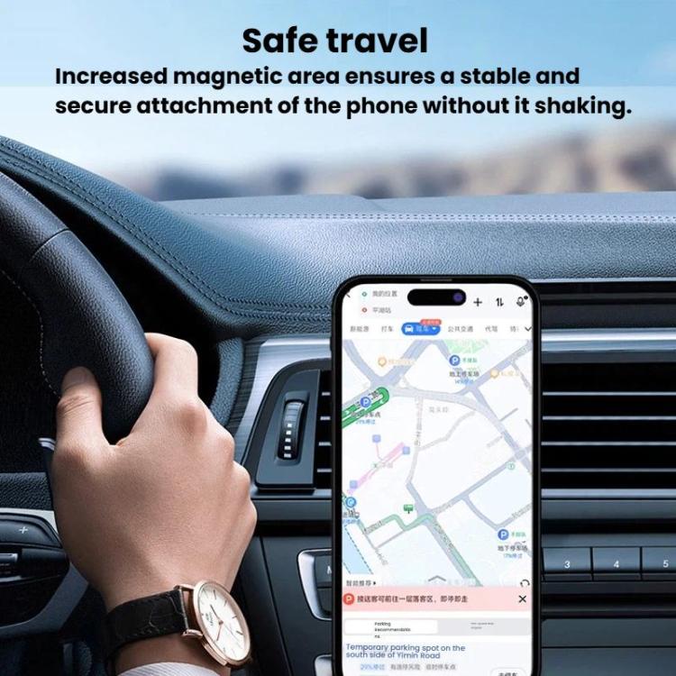 Ring Magnetic Car Mount Main Body Accessory Magnetic Ring For Phone Mounts - Black