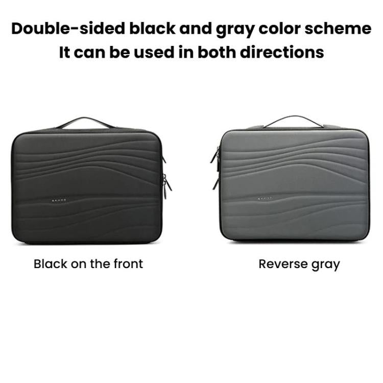 BANGE BG-8018 Men Laptop Bag Business Commuting Travel Tablet Organizer Bag - Black Grey
