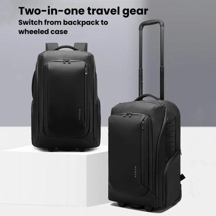 BANGE BG-8079 Multifunctional Large-Capacity Rolling Backpack Men Business Commuting Backpack