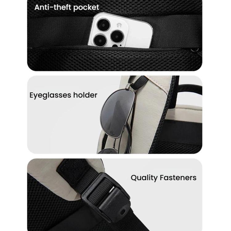 BANGE BG-8099 Large-Capacity Casual Backpack Versatile Student School Bag Travel Laptop Bag