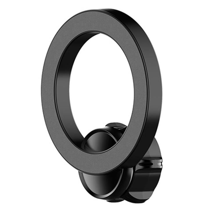 Car Ring Magnetic Phone Mount Main Body Accessory Ring Magnetic Head For 17mm Ball Joint - Black