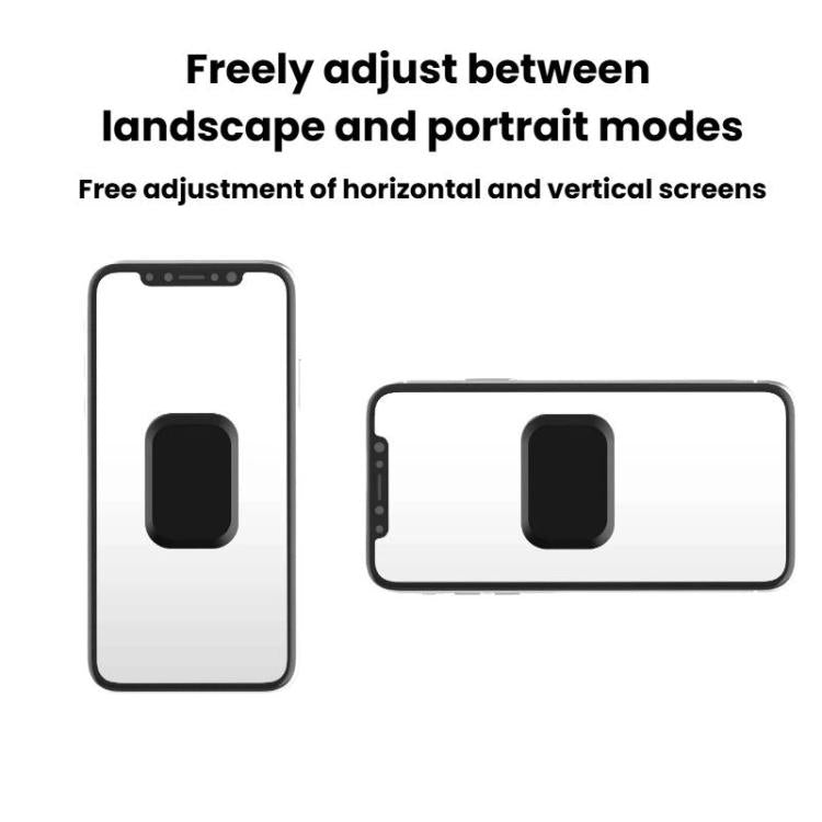Magnetic Head For Car Phone Mount Accessories For 17mm Ball-Joint Square Magnetic Head - Black
