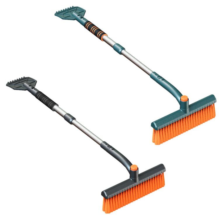 Multi-Functional Car Snow Scraper/Ice Shovel, Color: E8001 Dark Green
