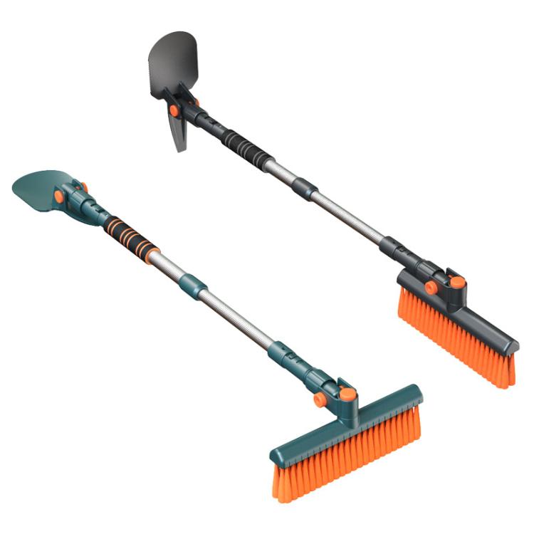 Multi-Functional Car Snow Scraper/Ice Shovel, Color: E8002 Dark Green