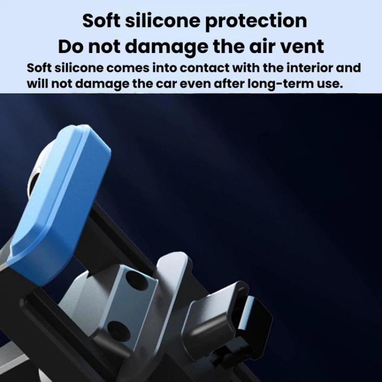 In-Line Clip Car Phone Mount Base Slidable Air Vent Phone Mount Accessories For Vehicles - 黑色