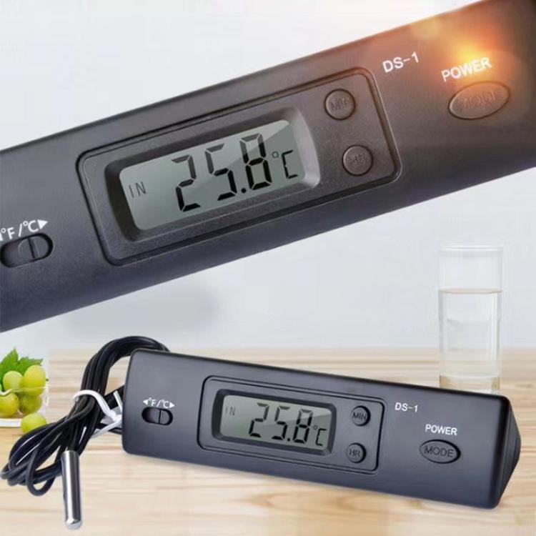 Mini Embedded Waterproof Large Screen Electronic Digital Display Thermometer - DS-1