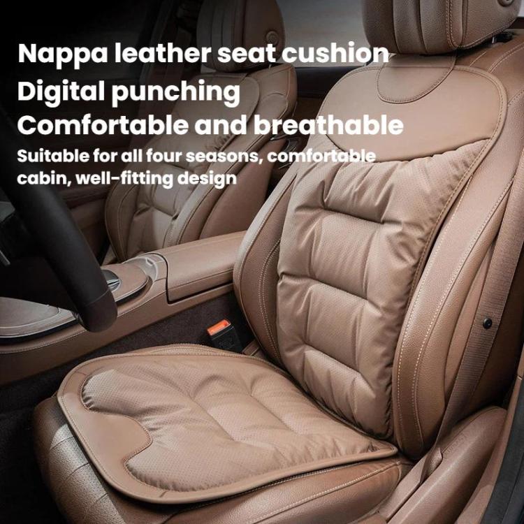 Car Seat Cushion Thickened Non-Slip Front Rear Seat Cushions, Spec: Front Seat Cushion Black