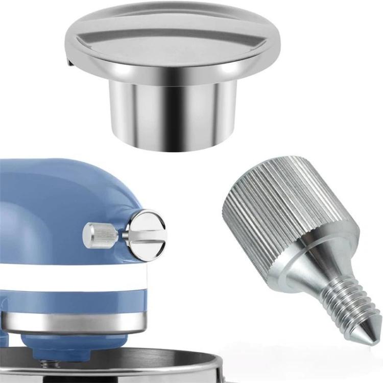 Stainless Steel Screws & Cap For KitchenAid 4.5QT / 5QT Tilt-Head Stand Mixers Fixing Attachment