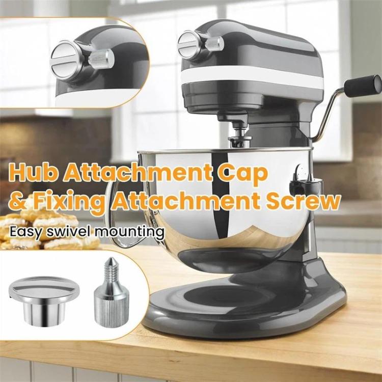 2pcs Stainless Steel Screws  For KitchenAid 4.5QT / 5QT Tilt-Head Stand Mixers Fixing Attachment