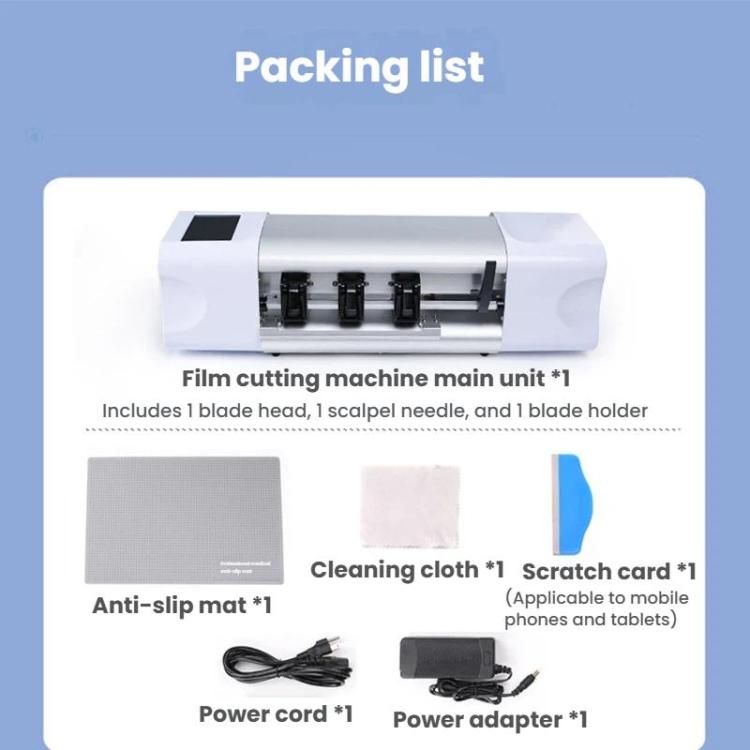 Cell Phone Film Cutting Machine Smart Automatic Blade Cutting Machine EU Plug