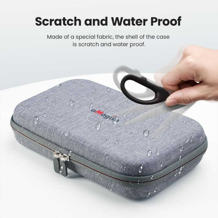 For DJI Osmo Nano aMagisn Medium Hard Shell Carrying Case with Removable Foam Insert - Gray