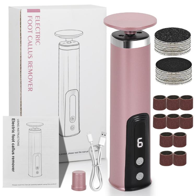 Electric Foot File with Forward/Reverse Rotation 6-Speed Exfoliator for Calluses