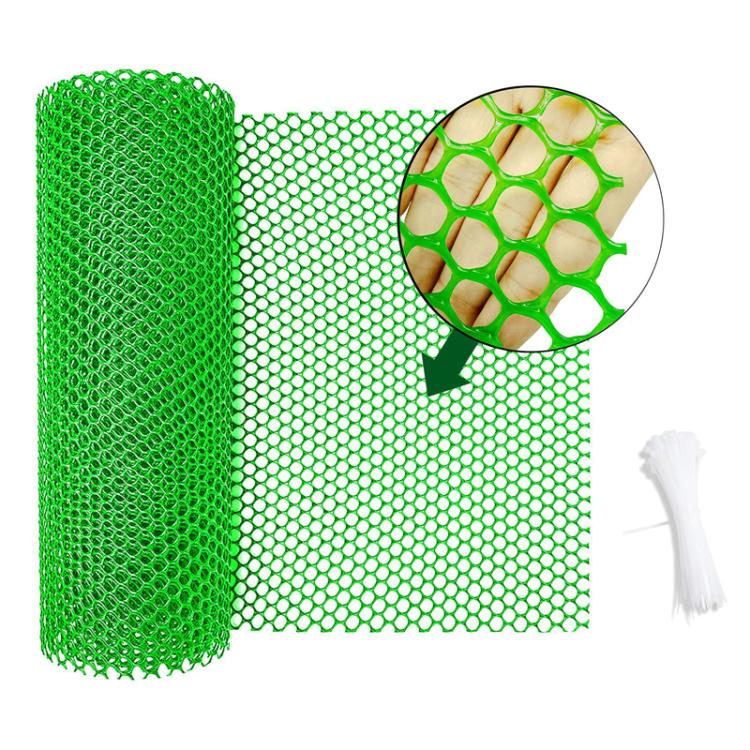 40x300cm Hexagonal Plastic Fence Gardening Flower Poultry Enclosure