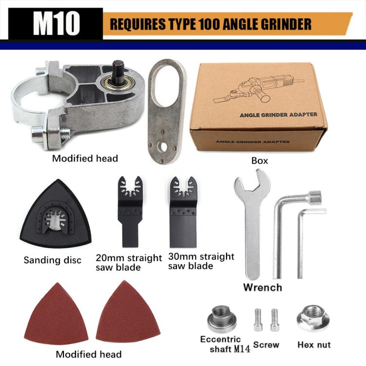 Angle Grinder Polishing Adapter Universal Head, For 100/115/125 Models, Specification: M10