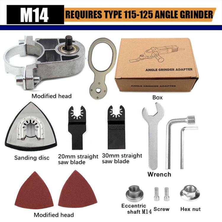 Angle Grinder Polishing Adapter Universal Head, For 100/115/125 Models, Specification: M14