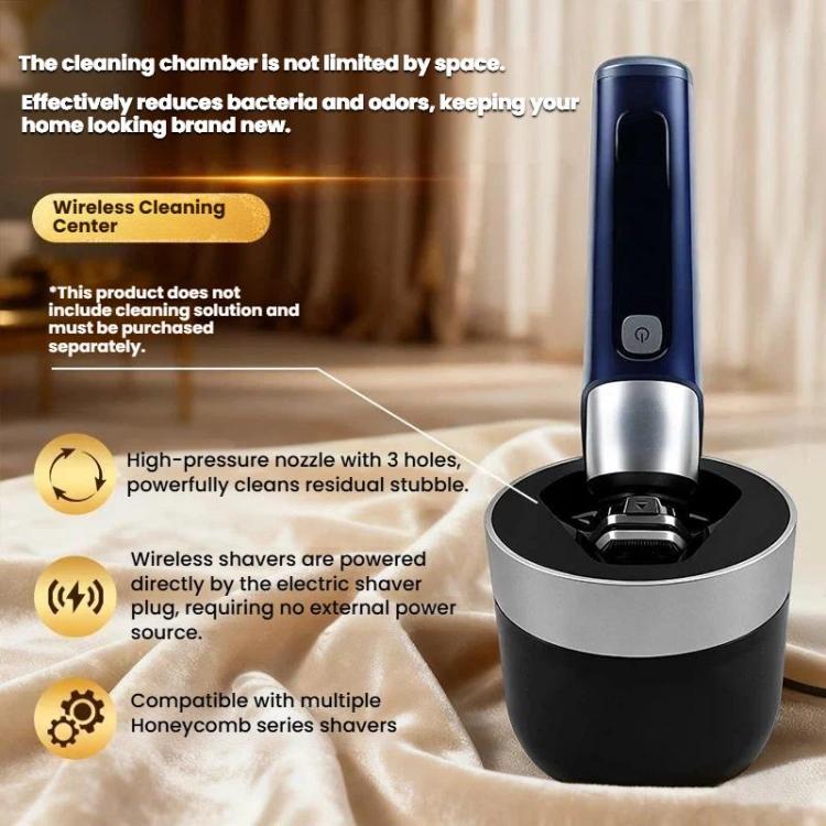 For Philips Shaver 9000 Series Wireless Cleaning Station XP9402/9405/9201/9205 Sanitizing Dock - Black