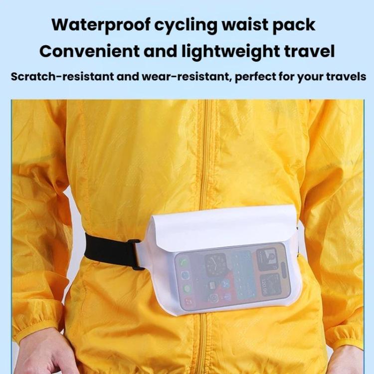 TPU Cell Phone Universal IPX8 Grade Waterproof Waist Bag Large Capacity Sports Waist Pack