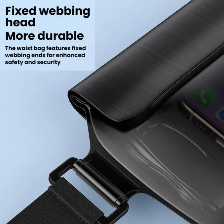 TPU Cell Phone Universal IPX8 Grade Waterproof Waist Bag Large Capacity Sports Waist Pack