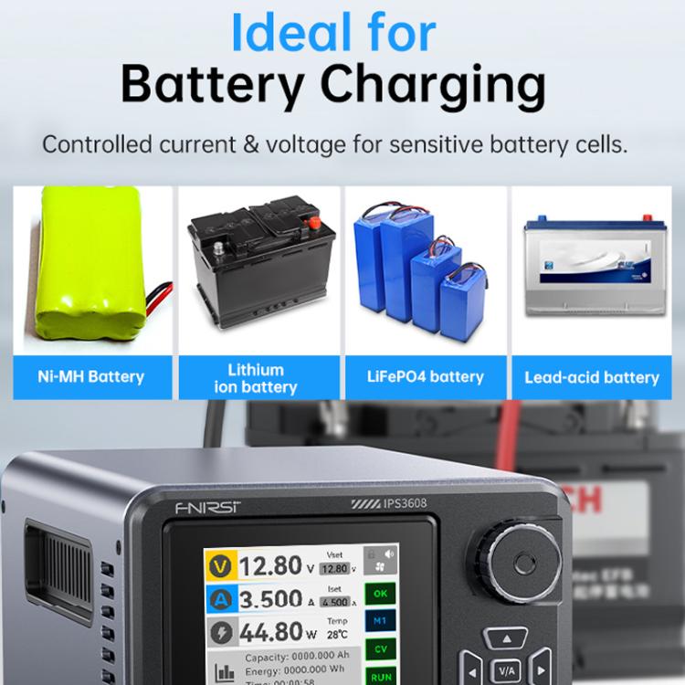 FNIRSI IPS3608 CNC DC Adjustable Regulated Power Supply High-Power Upper Computer EU Plug