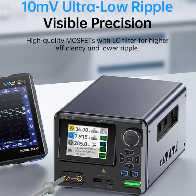 FNIRSI IPS3608 CNC DC Adjustable Regulated Power Supply High-Power Upper Computer EU Plug