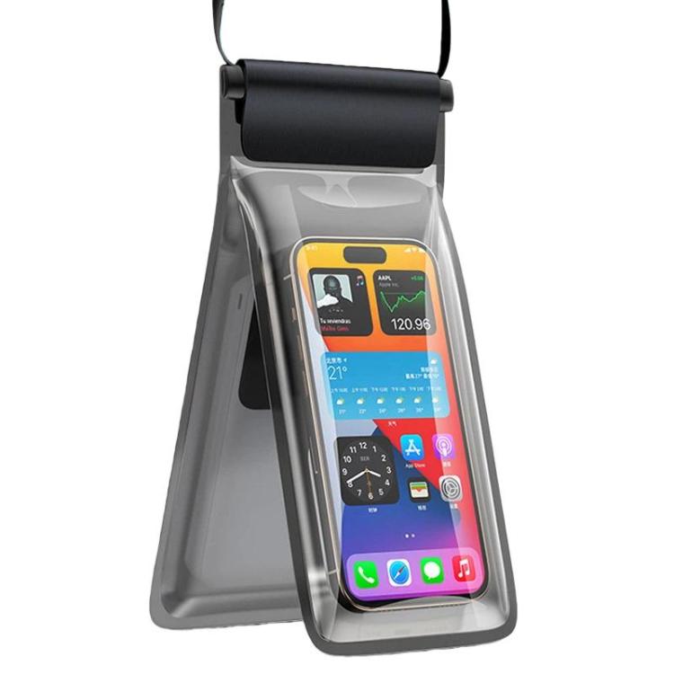 7.5+7.2 inch Dual Compartment IPX8 Cell Phone Waterproof Bag Transparent Sealed Portable Double Layer Phone Case