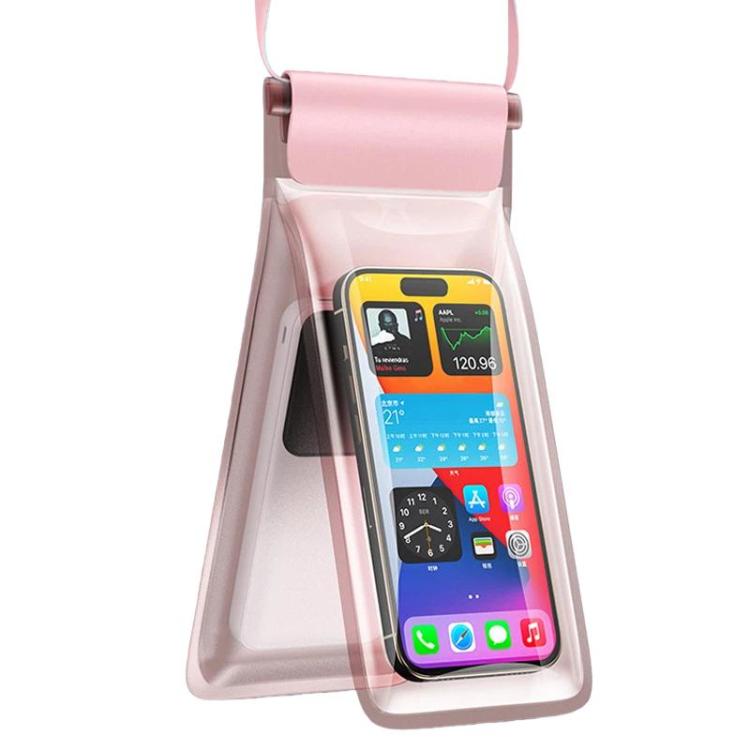 7.5+7.2 inch Dual Compartment IPX8 Cell Phone Waterproof Bag Transparent Sealed Portable Double Layer Phone Case