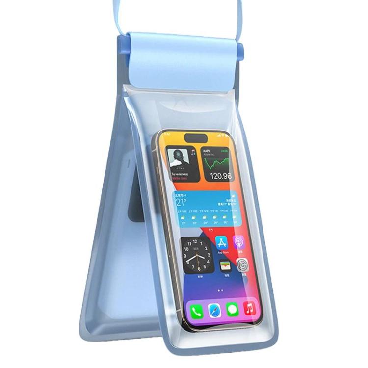 7.5+7.2 inch Dual Compartment IPX8 Cell Phone Waterproof Bag Transparent Sealed Portable Double Layer Phone Case