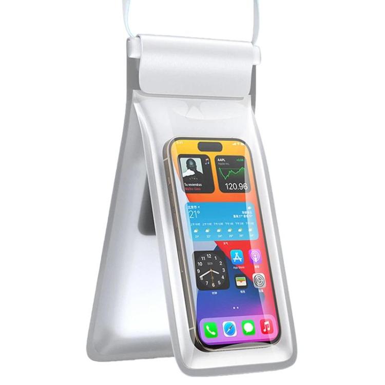 7.5+7.2 inch Dual Compartment IPX8 Cell Phone Waterproof Bag Transparent Sealed Portable Double Layer Phone Case