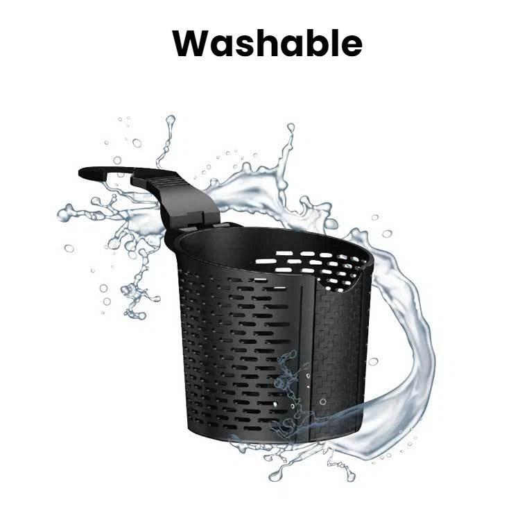 Car Seatback Storage Convenient Detachable Washable Cup Holder - Black