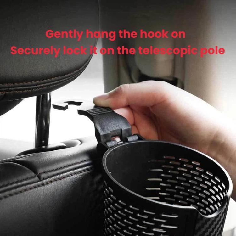 Car Seatback Storage Convenient Detachable Washable Cup Holder - Black
