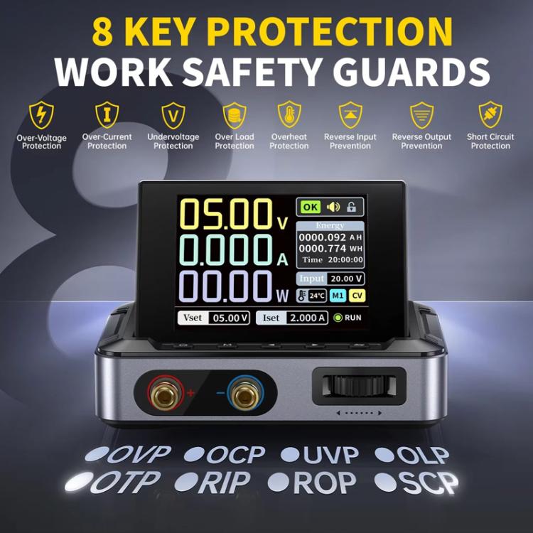 FNIRSI DPS-150 CNC DC Adjustable Regulated Power Supply High-Power Portable Power Supply Upper Computer High EU Plug