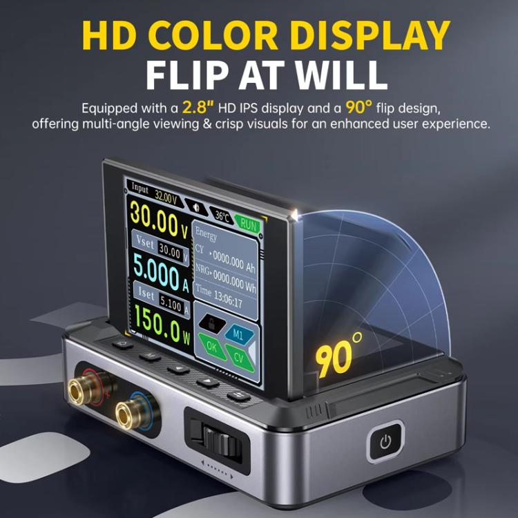 FNIRSI DPS-150 CNC DC Adjustable Regulated Power Supply High-Power Portable Power Supply Upper Computer High US Plug