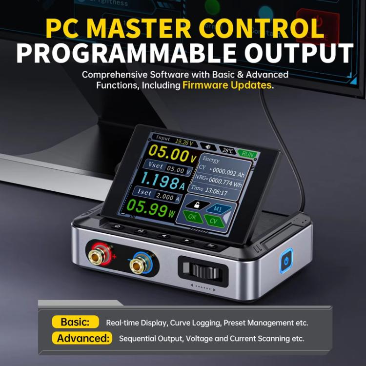 FNIRSI DPS-150 CNC DC Adjustable Regulated Power Supply High-Power Portable Power Supply Upper Computer High EU Plug