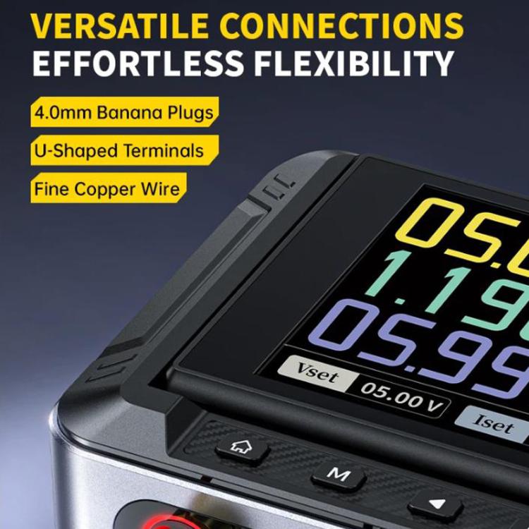 FNIRSI DPS-150 CNC DC Adjustable Regulated Power Supply High-Power Portable Power Supply Upper Computer High EU Plug