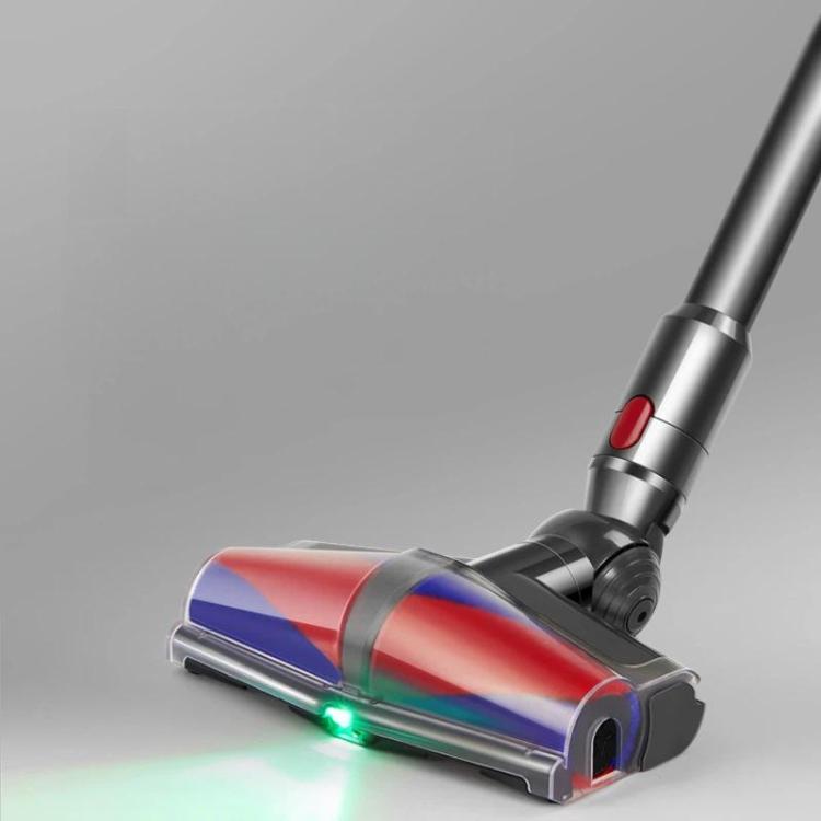 Dual Motor Soft Roller Cleaner Head For Dyson V7/V8/V10/V11/V15 Anti-Tangle Brush, Green Light Dust Reveal - E0008