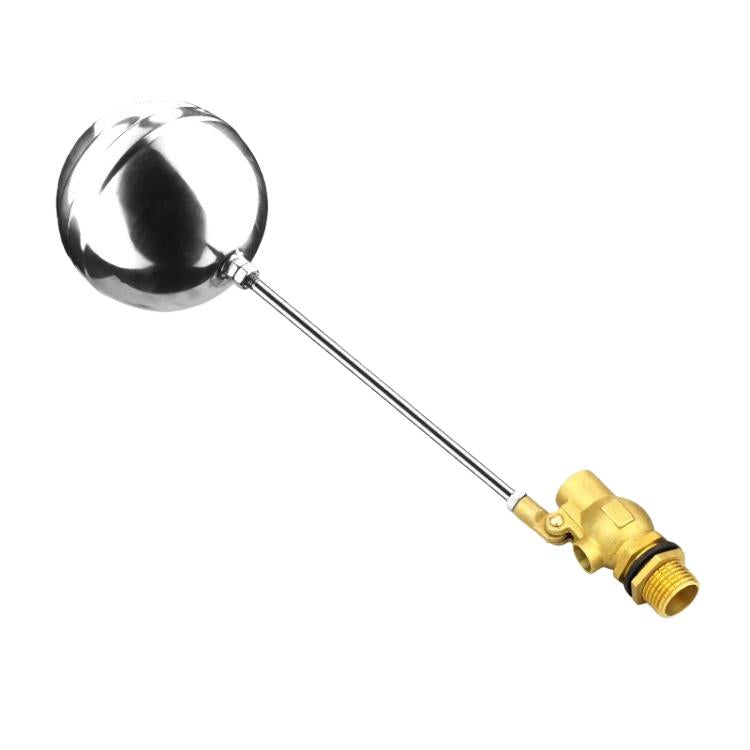 1/2 Inch/20mm Stainless Steel Float Valve for Water Heaters, Rice Steamers, Water Tanks, Thread Length: 2cm+304 Ball