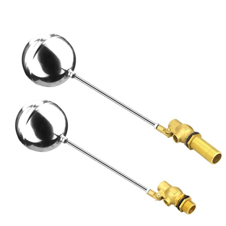 1/2 Inch/20mm Stainless Steel Float Valve for Water Heaters, Rice Steamers, Water Tanks, Thread Length: 5cm+201 Ball