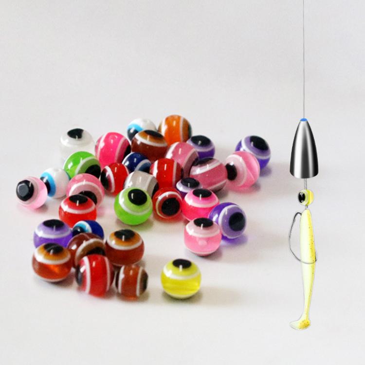 250pcs Fishing Eye Bead Fishing Bait Fish Clip Accessories, Spec: 10mm