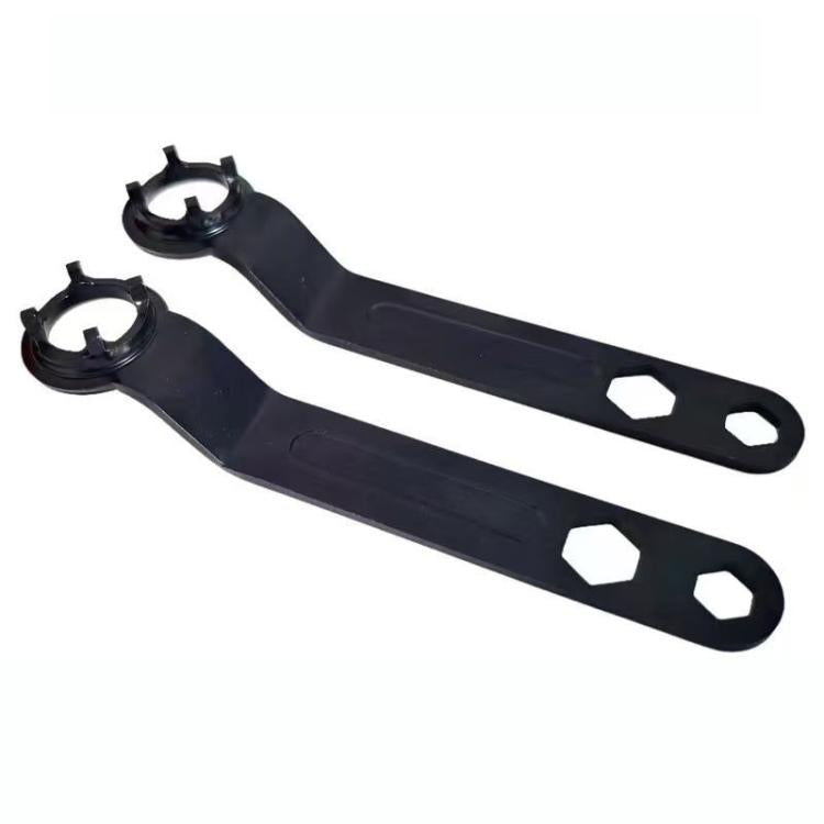2pcs Thickened Four-Jaw Angle Grinder Wrench Grinding Wheel Disassembly Assembly Tools