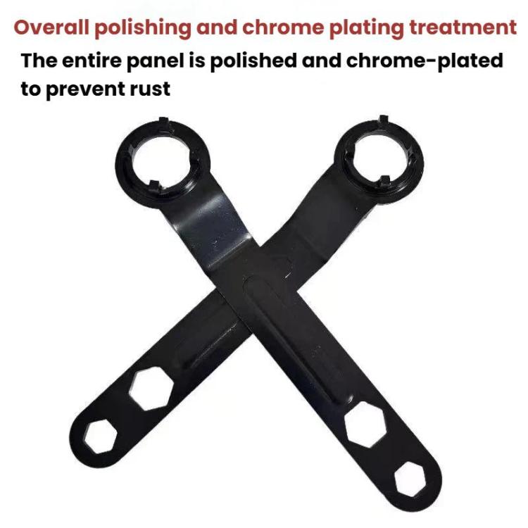 2pcs Thickened Four-Jaw Angle Grinder Wrench Grinding Wheel Disassembly Assembly Tools