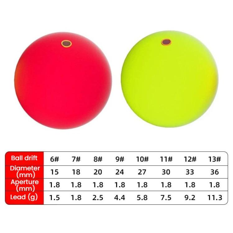 50pcs Spherical Fishing Float Fishing Floating Ball, Size: 20mm