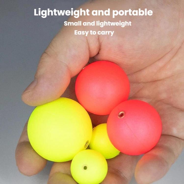 50pcs Spherical Fishing Float Fishing Floating Ball, Size: 20mm